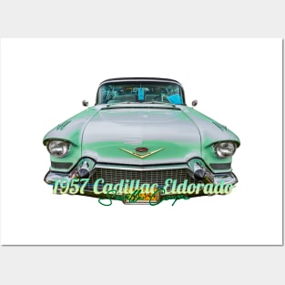 1957 Cadillac Eldorado Seville Coupe Posters and Art